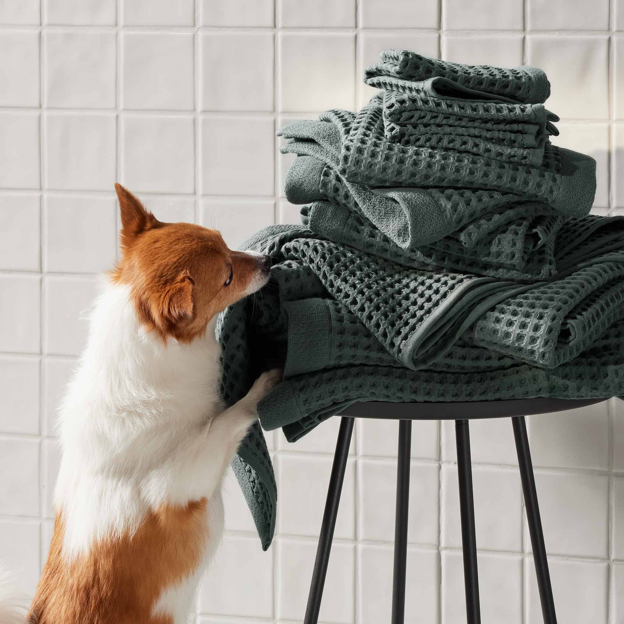 Dreamweave Waffle Bath Towels Set of 2 V8