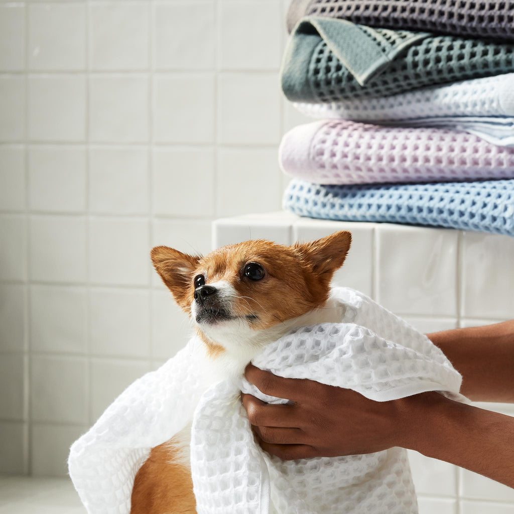 Dreamweave Waffle Bath Towels Set of 2 V8