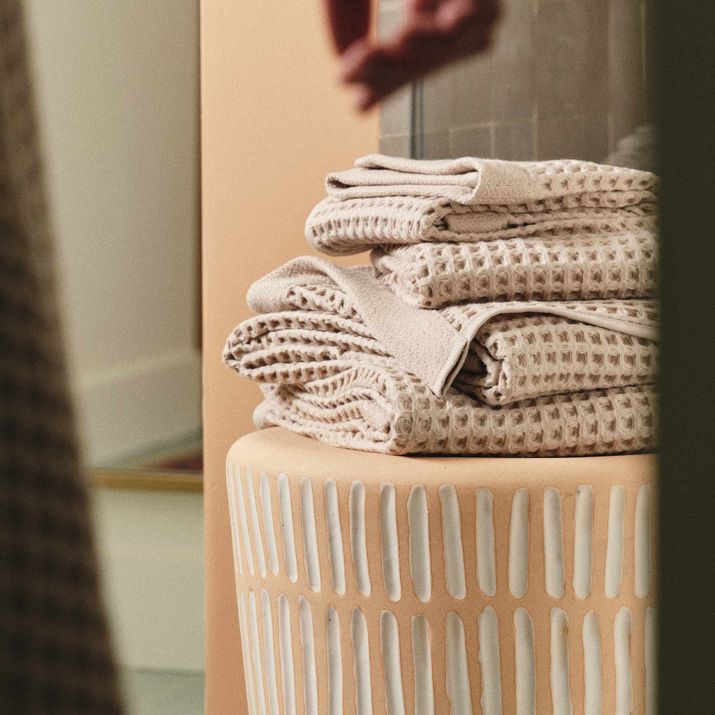 Dreamweave Waffle Bath Towels Set of 2 V8