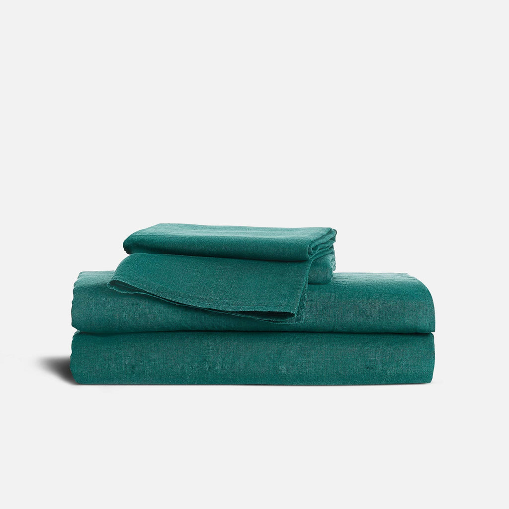 Washed European Linen Core Sheet Set N8