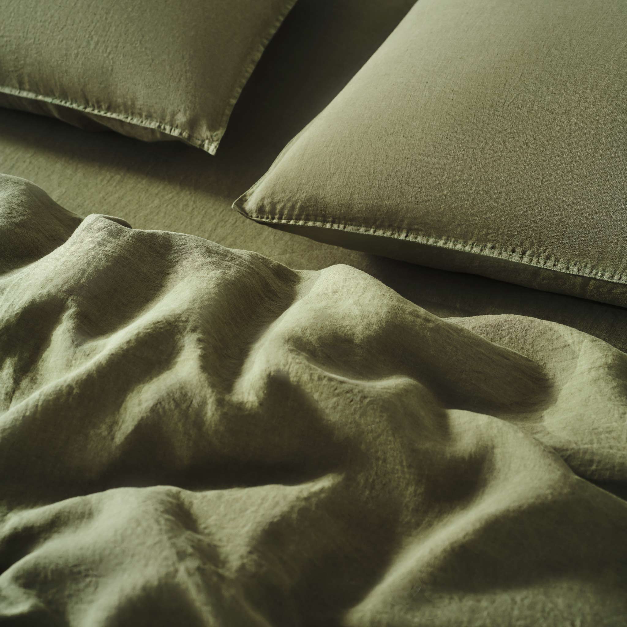Washed European Linen Core Sheet Set N8