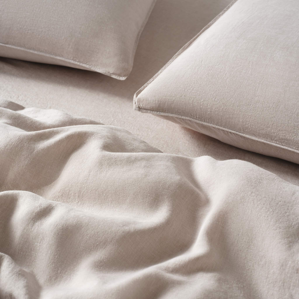 Washed European Linen Core Sheet Set N8