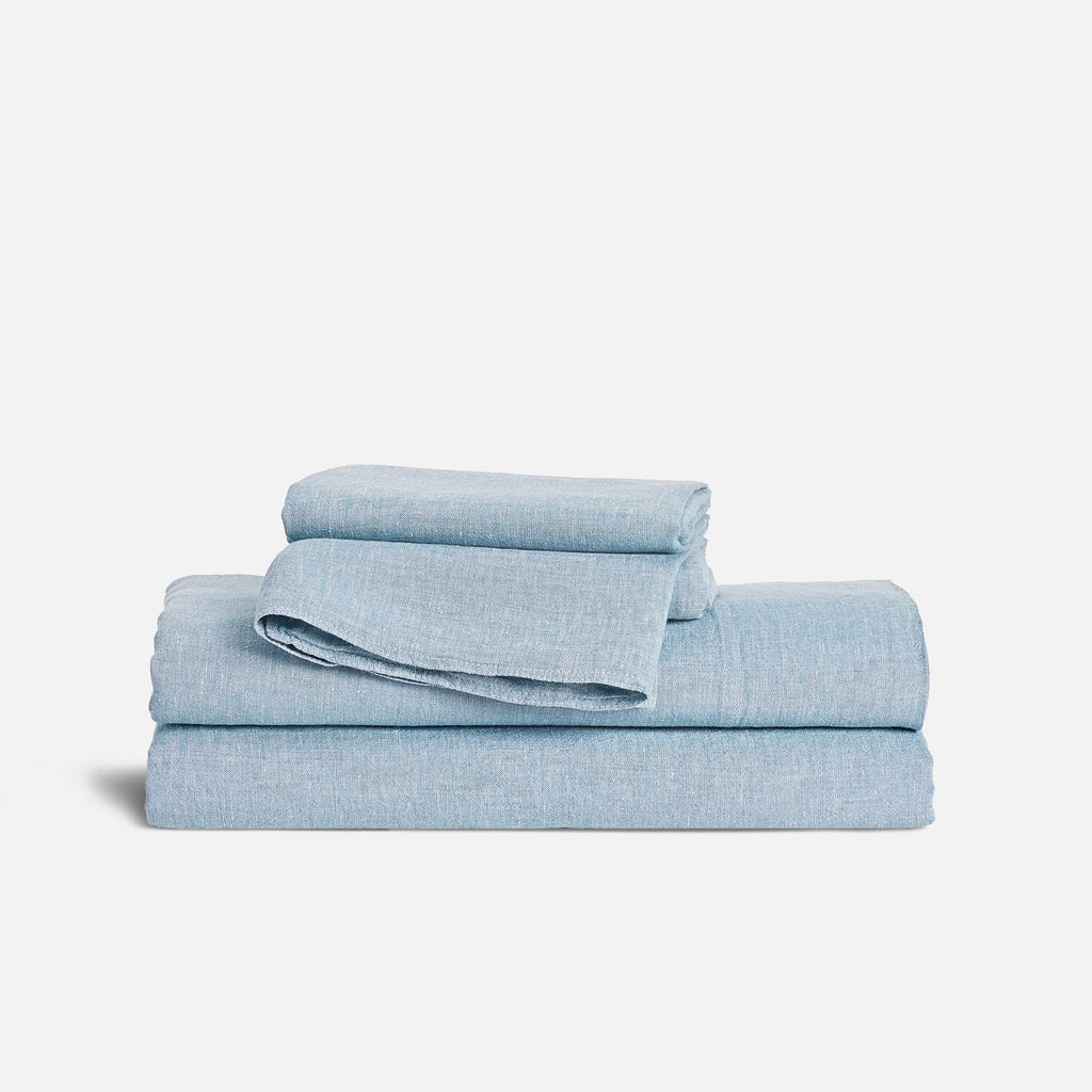 Washed European Linen Core Sheet Set N8