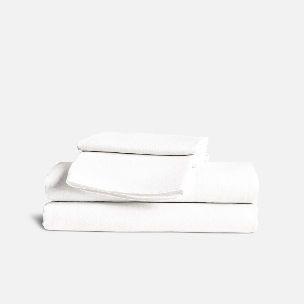 Washed European Linen Core Sheet Set N8