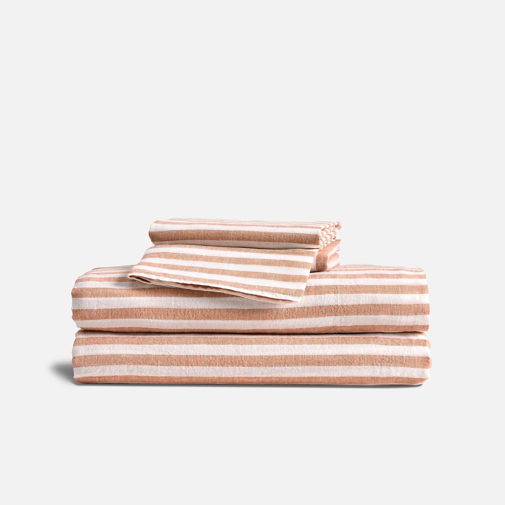 Washed European Linen Core Sheet Set N8