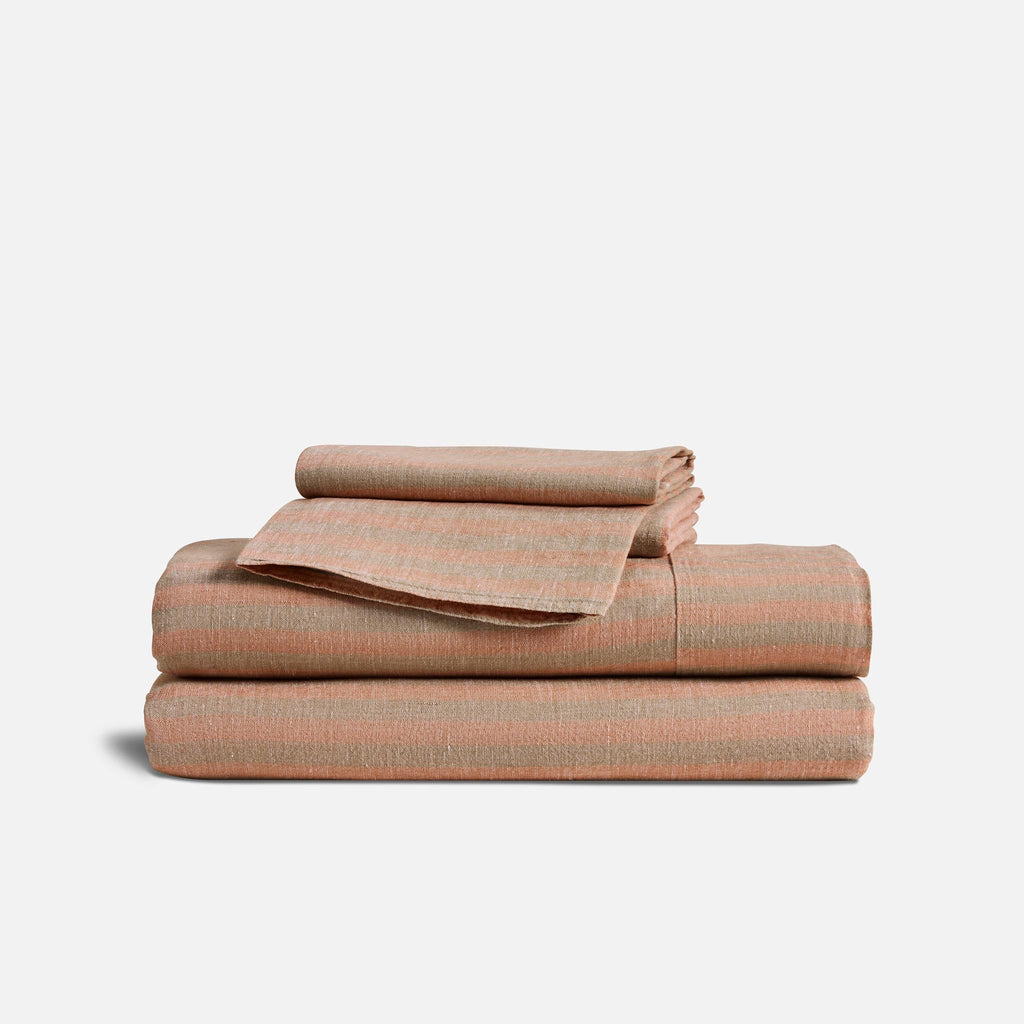Washed European Linen Core Sheet Set N8