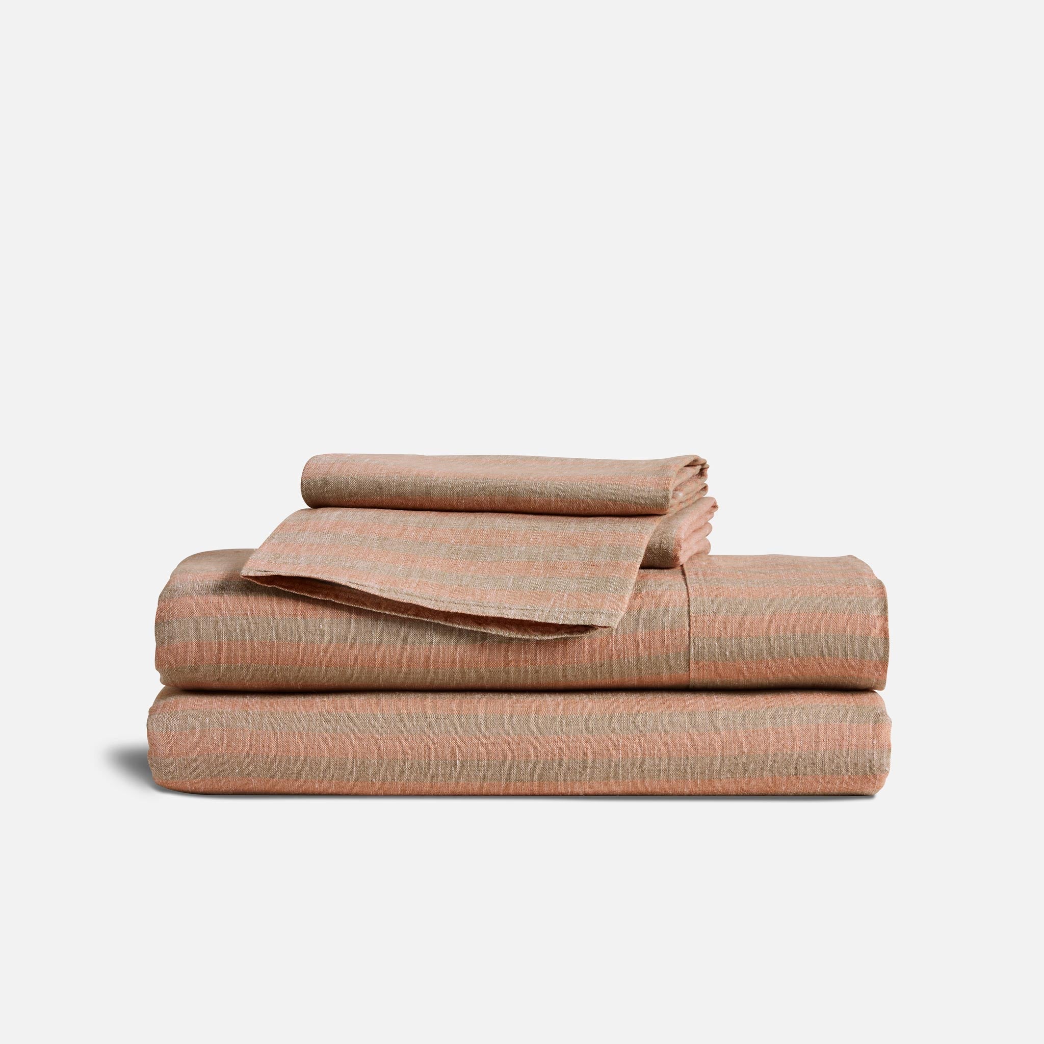Washed European Linen Core Sheet Set N8