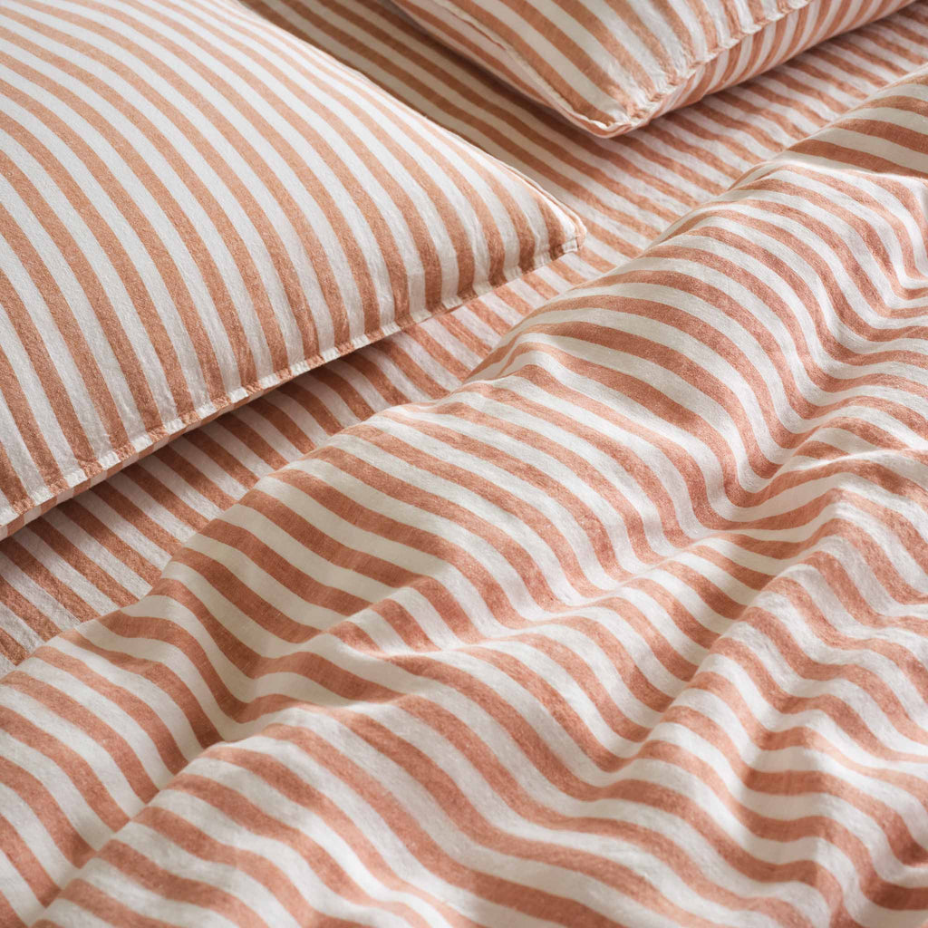 Washed European Linen Core Sheet Set N8