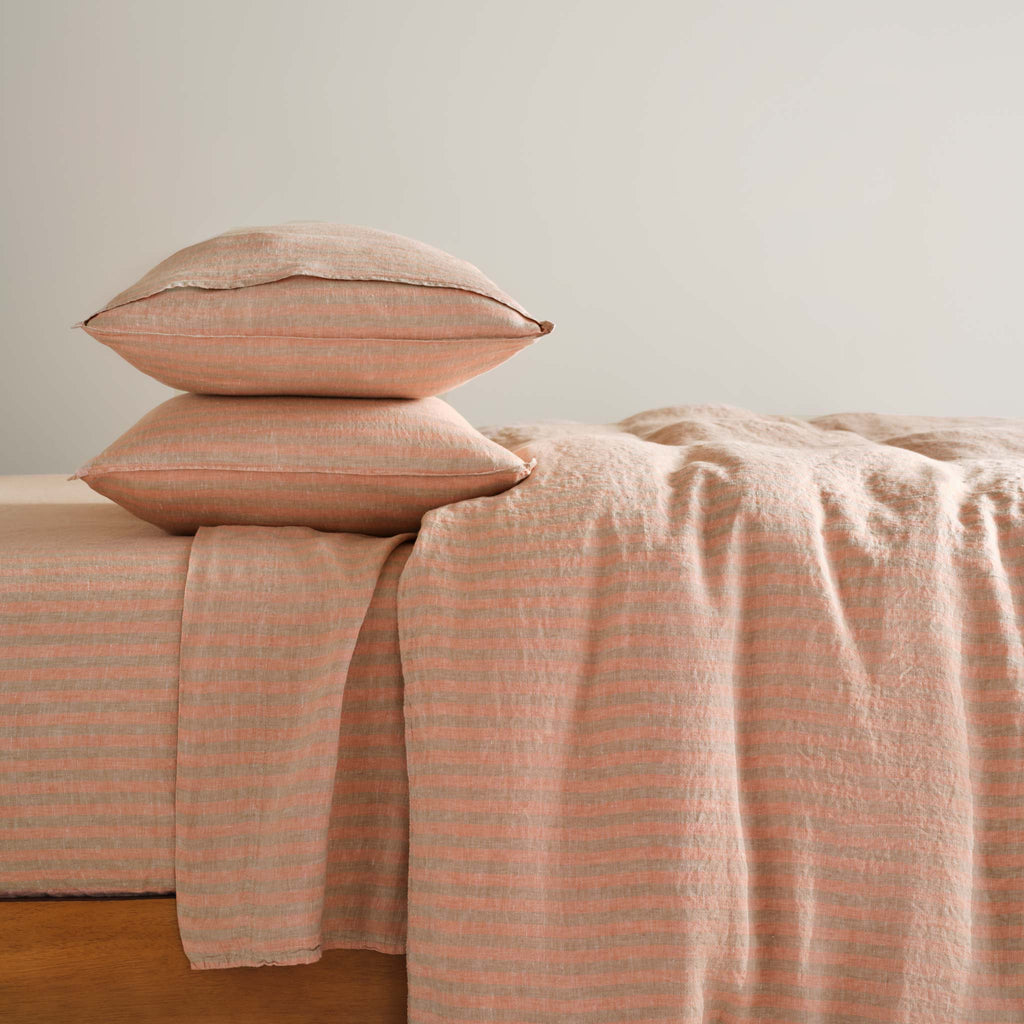 Washed European Linen Core Sheet Set N8