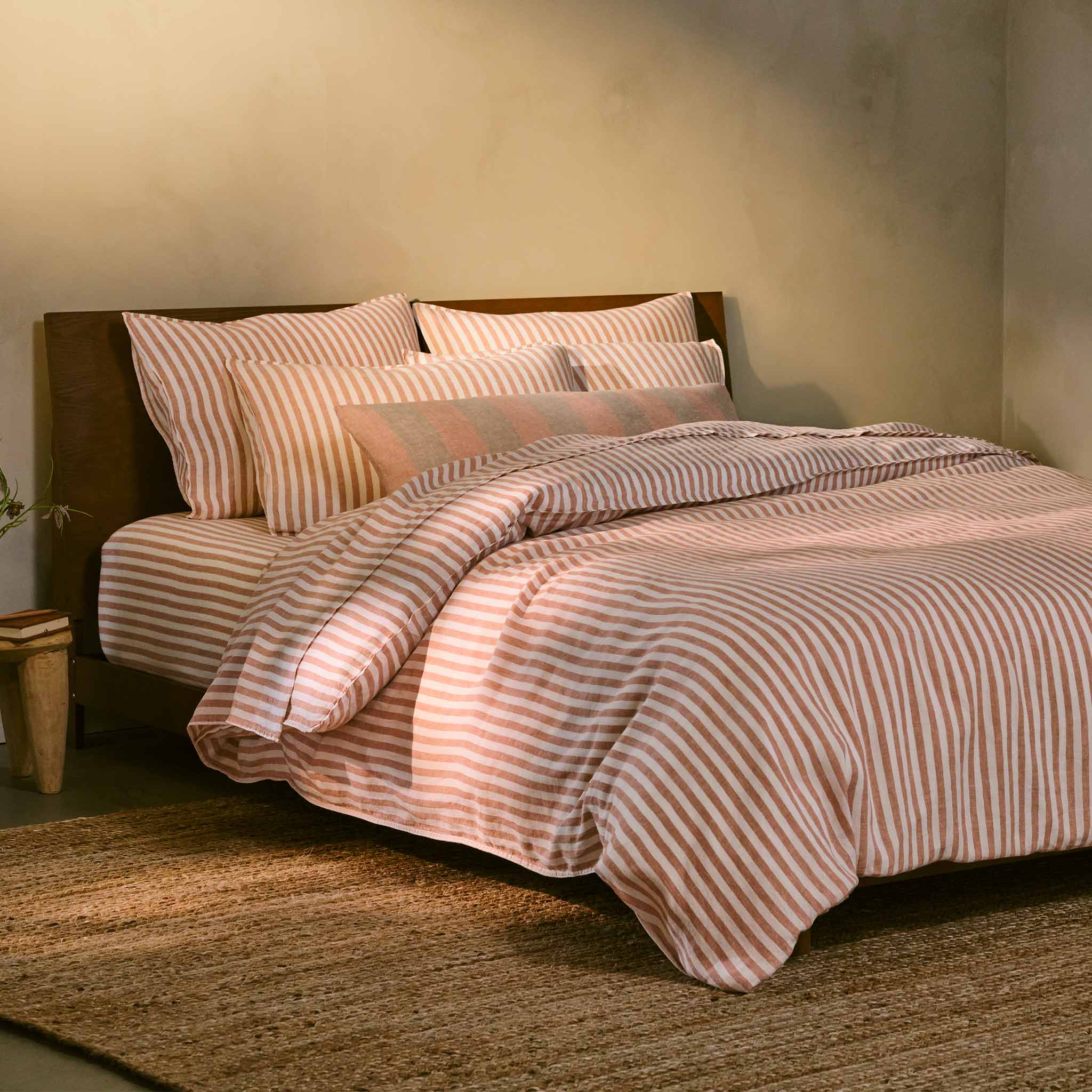 Washed European Linen Duvet Set E0