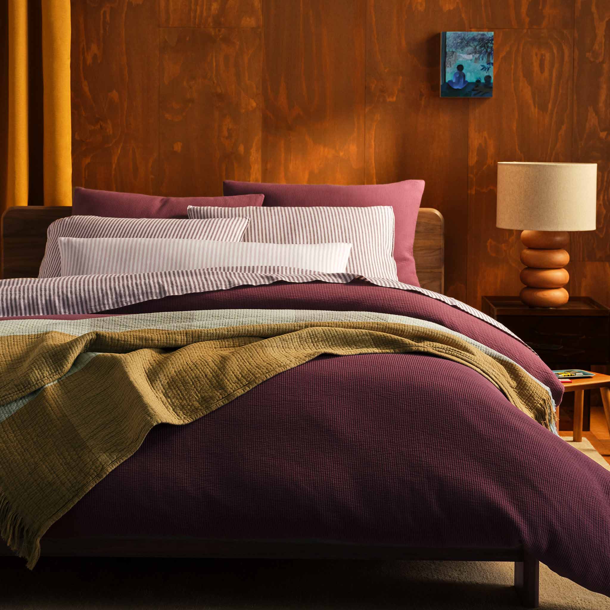 Washed European Linen Core Sheet Set N8