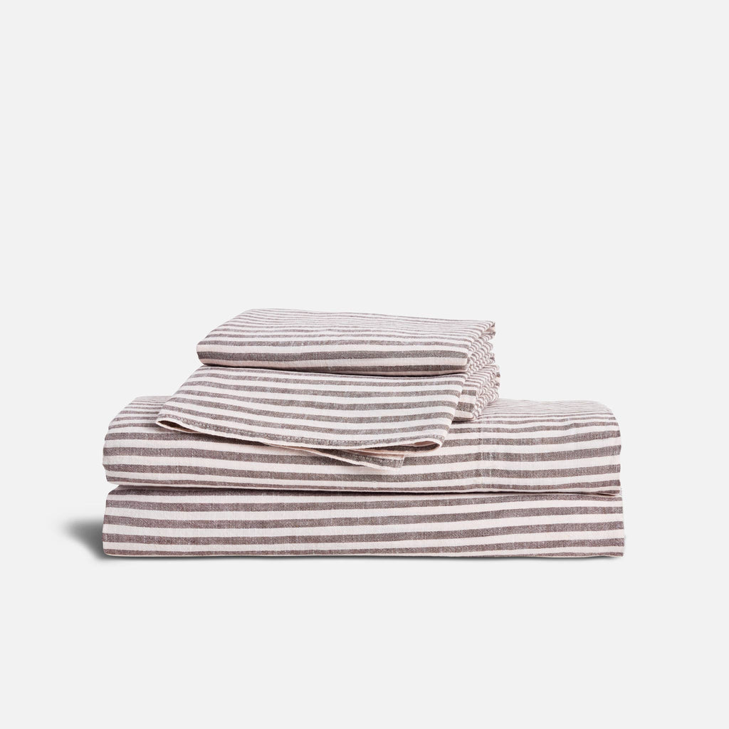 Washed European Linen Core Sheet Set N8