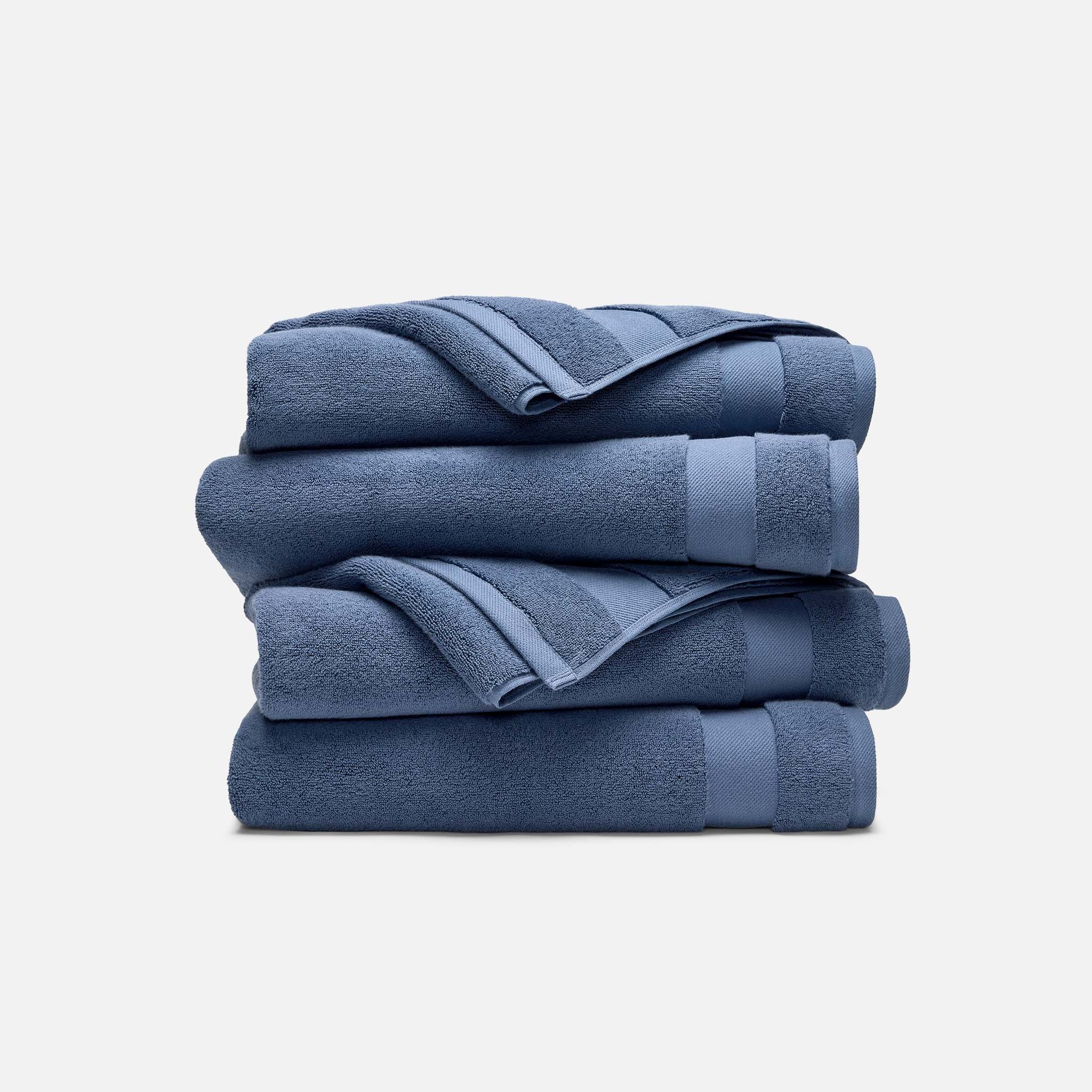 Super-Plush Set of 4 Bath Towel Bundle W9