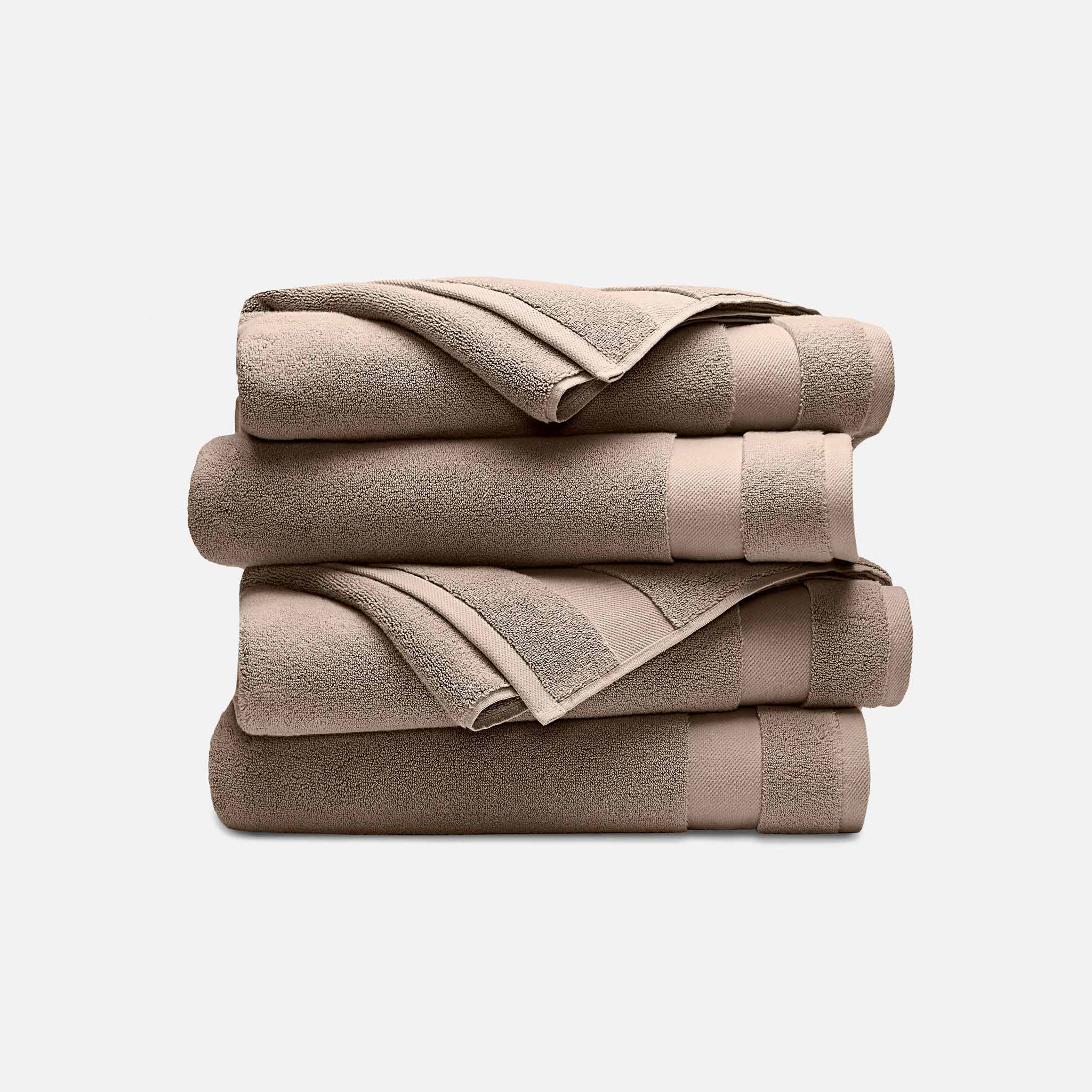 Super-Plush Set of 4 Bath Towel Bundle W9