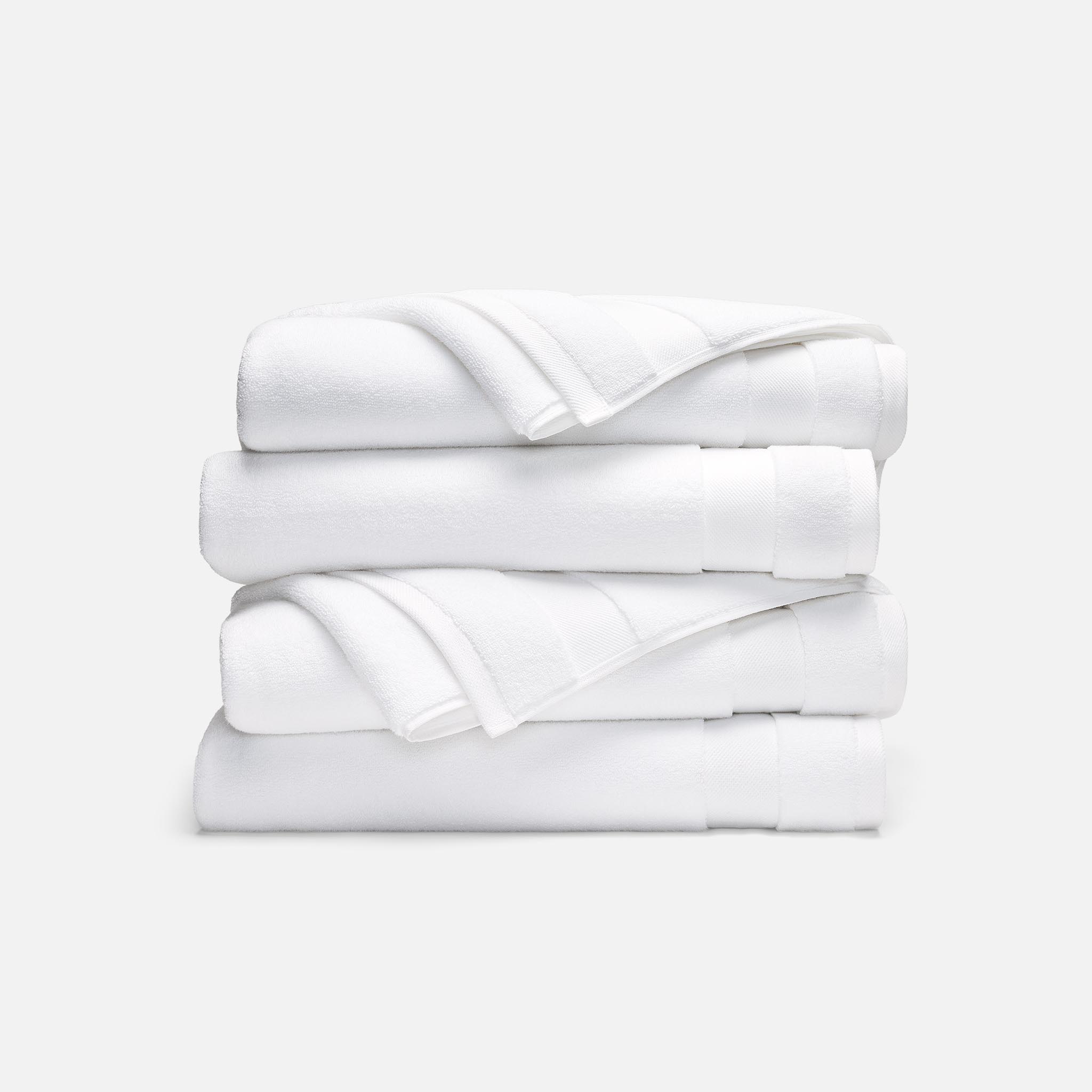 Super-Plush Set of 4 Bath Towel Bundle W9