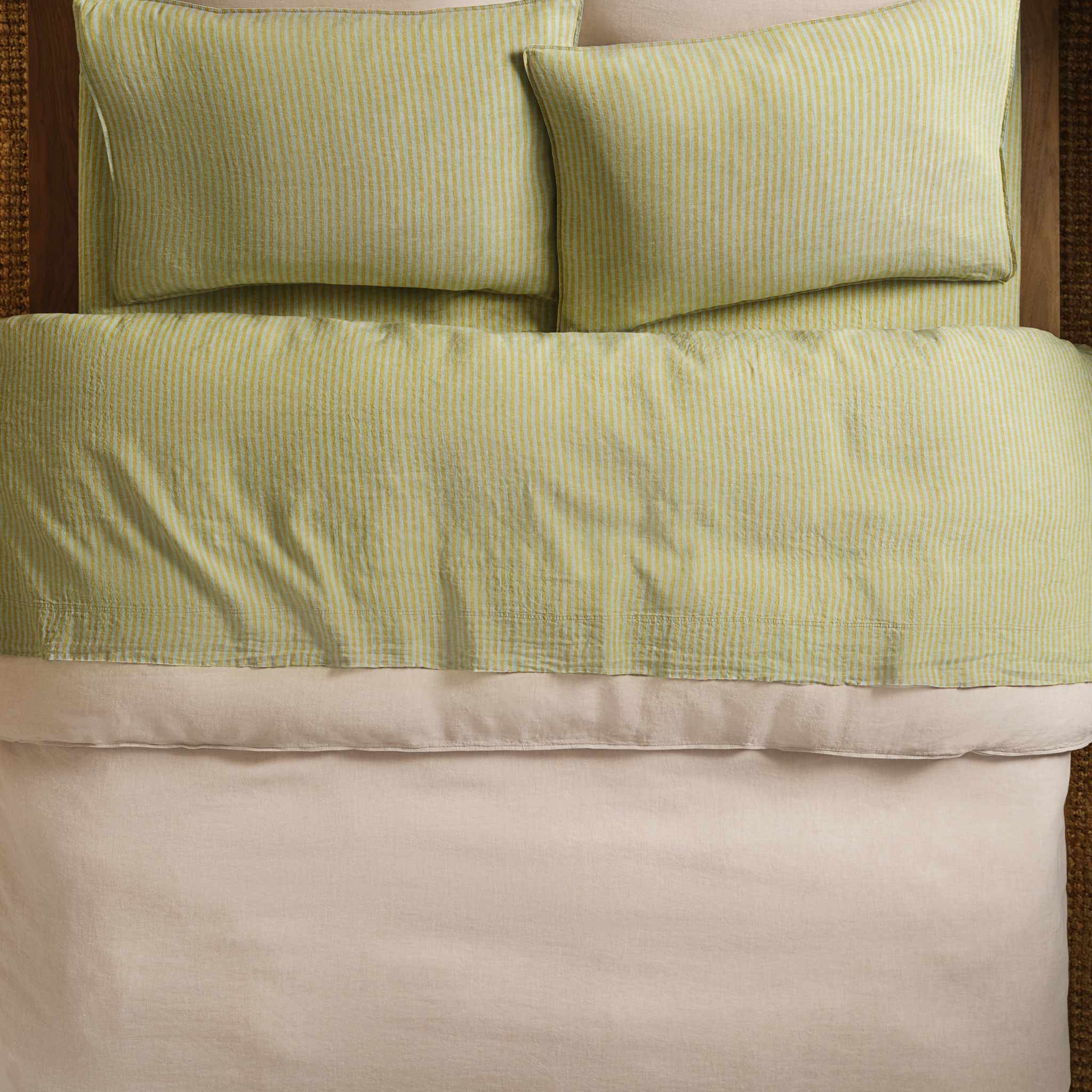 Washed European Linen Core Sheet Set N8