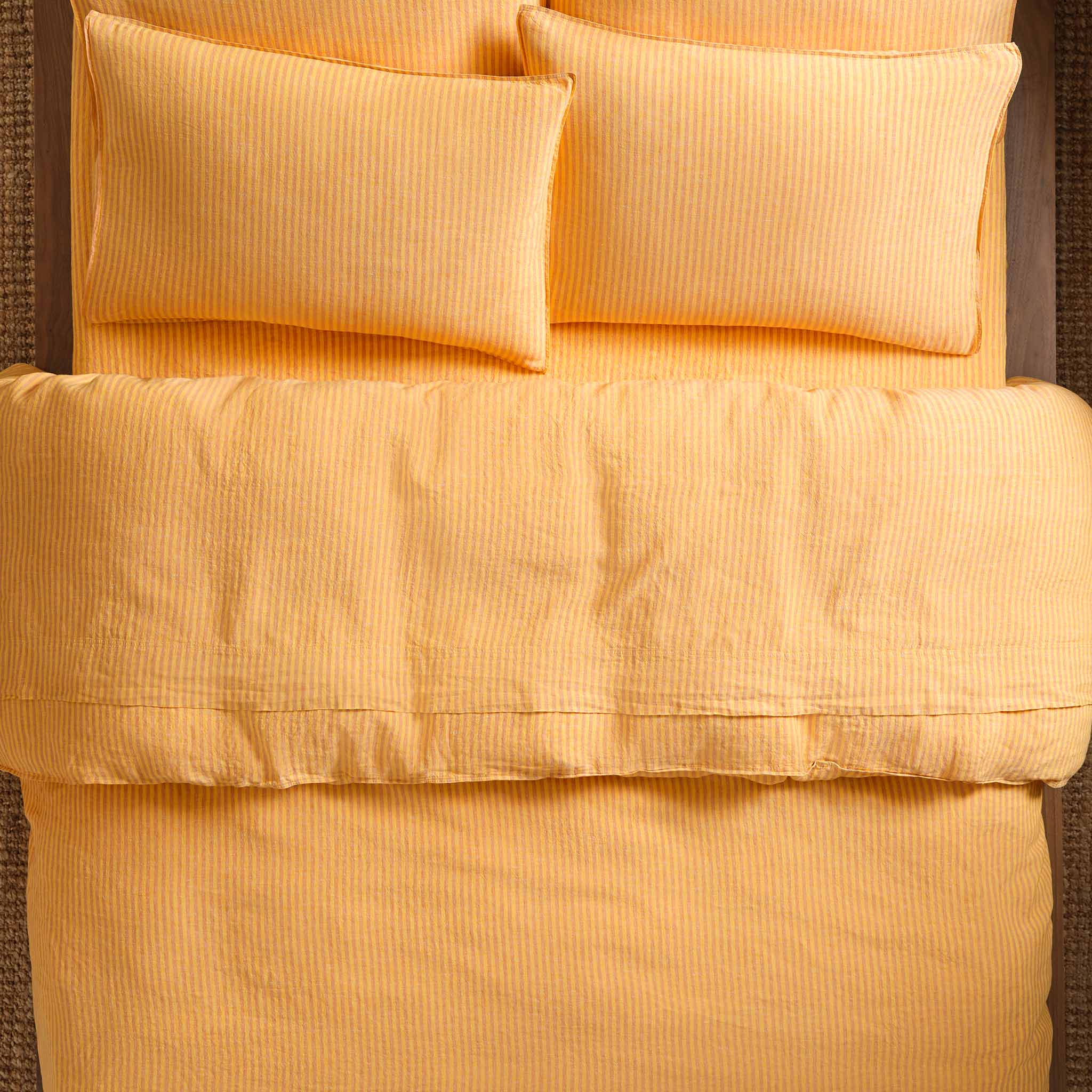 Washed European Linen Core Sheet Set N8