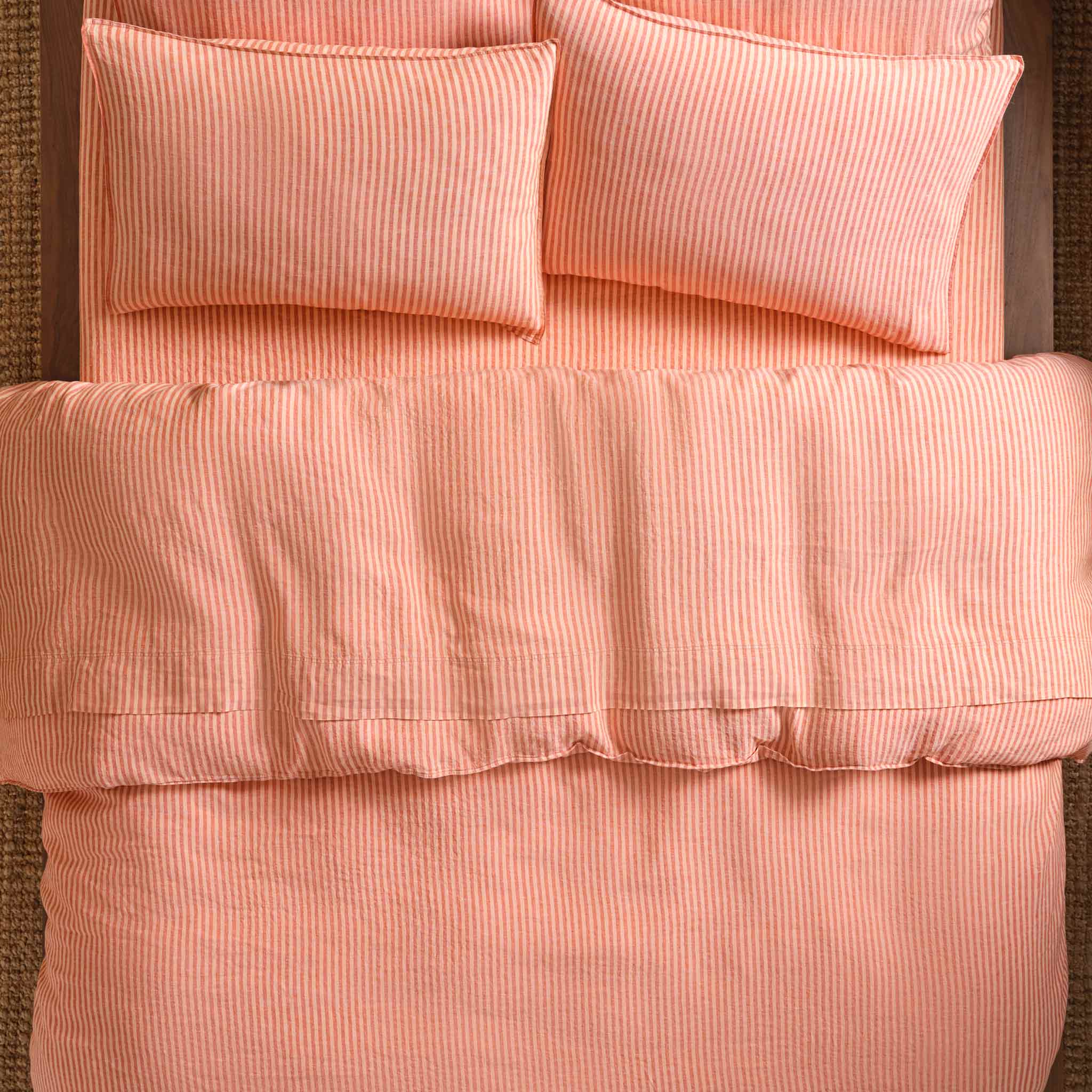 Washed European Linen Duvet Set E0