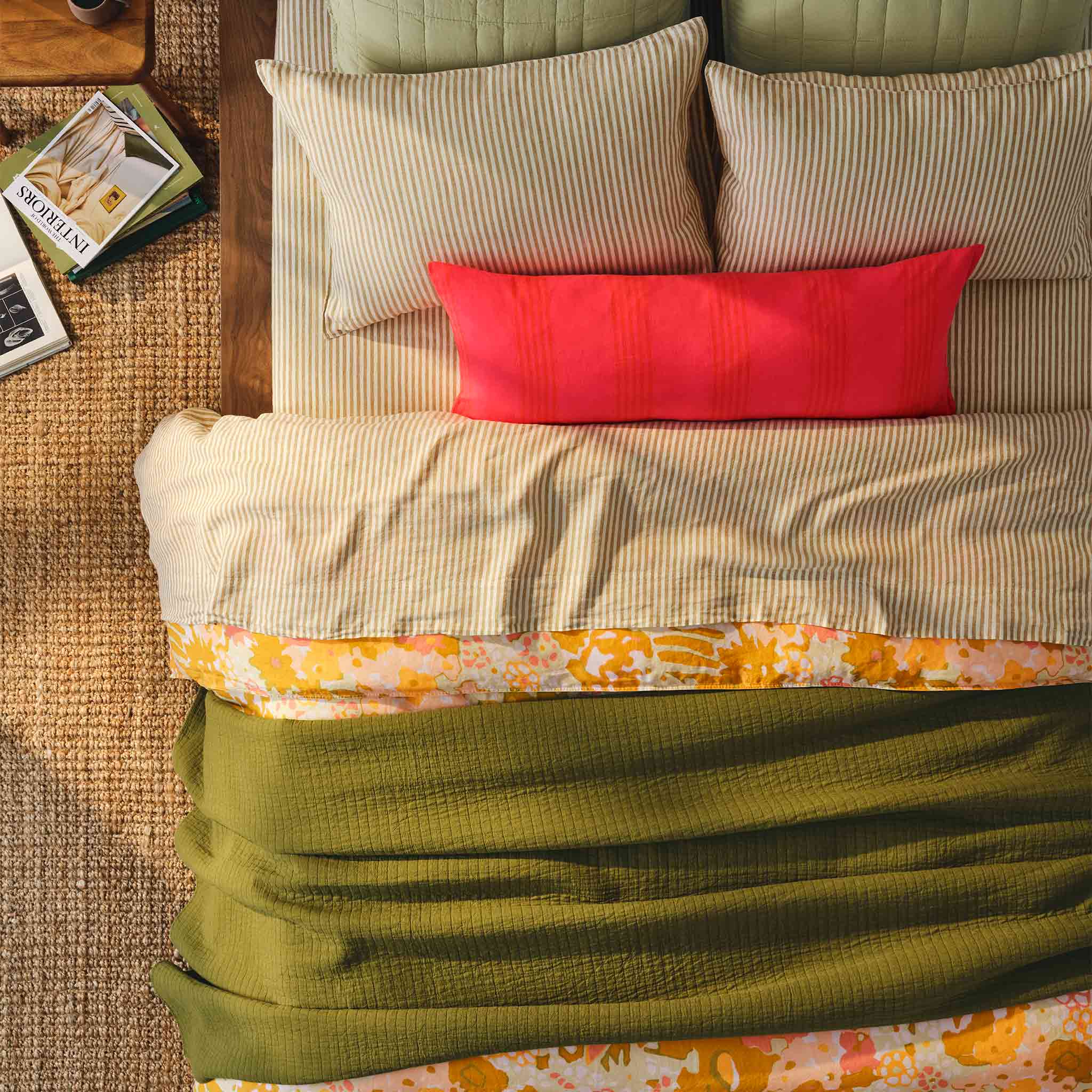 Washed European Linen Core Sheet Set N8