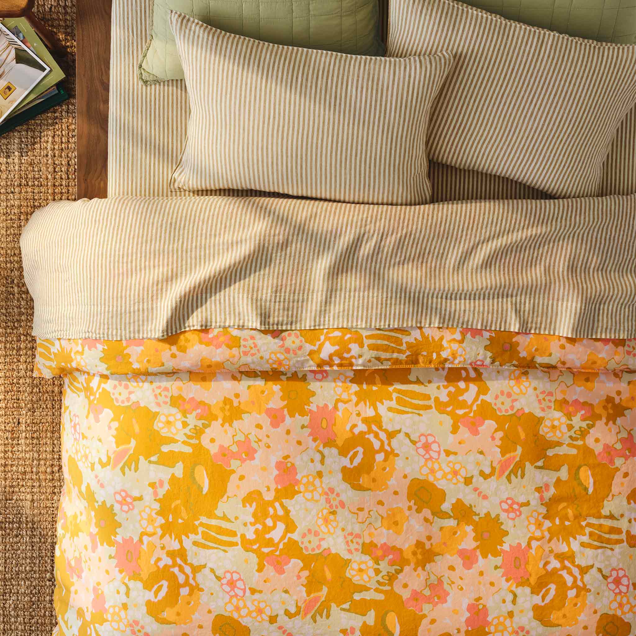 Washed European Linen Core Sheet Set N8