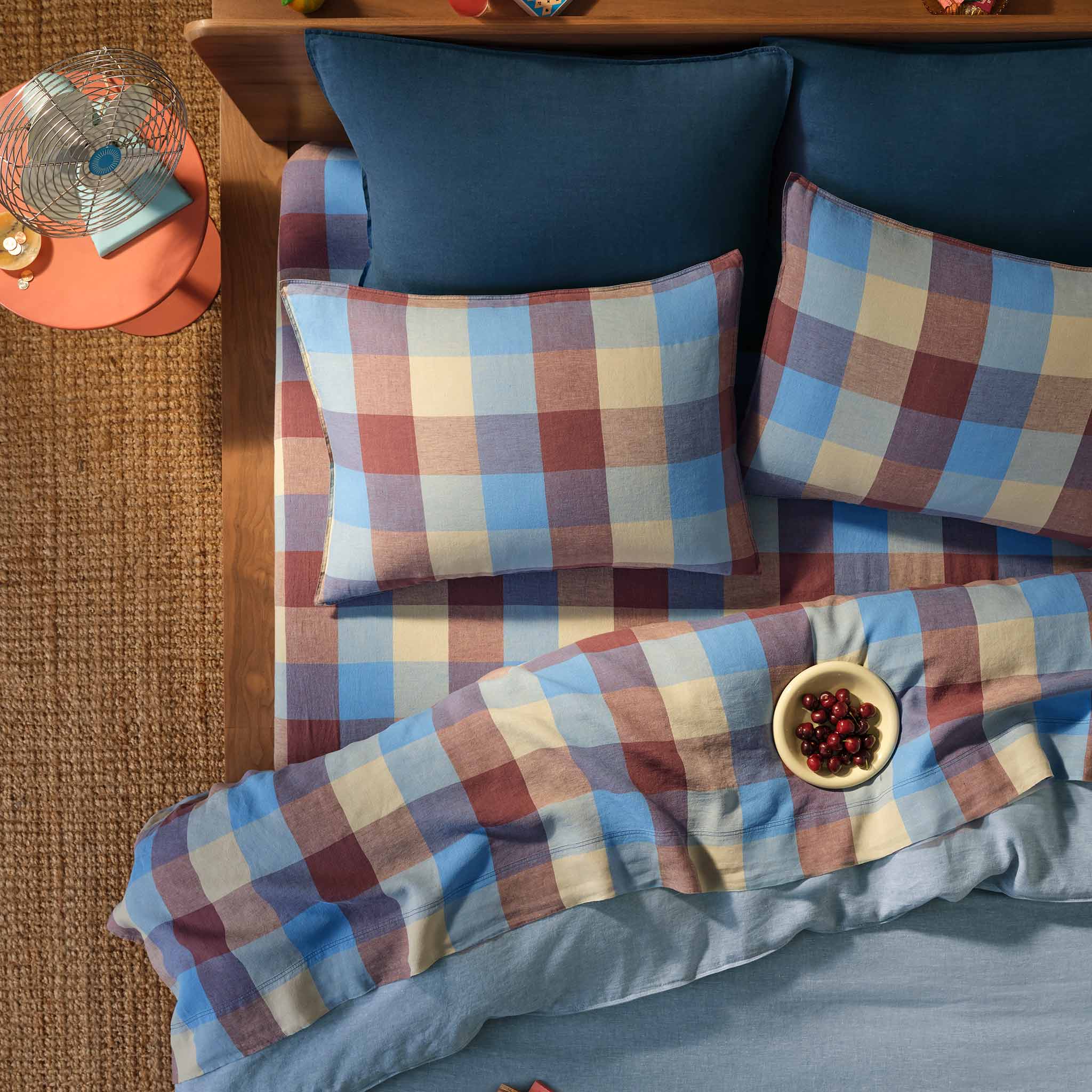 Washed European Linen Core Sheet Set N8